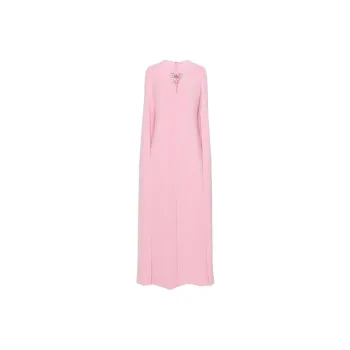 ELIE SAAB SS24 Long-Sleeved Dresses Women's Fuchsia