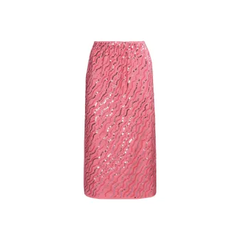 MARNI Sequin Embellished Midi Skirt