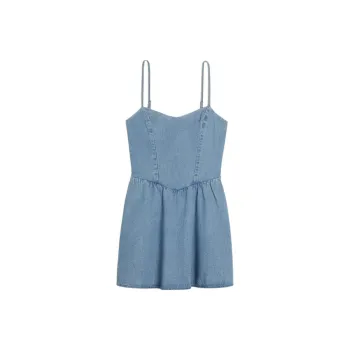 Hollister Slip Dress Women's Light Blue