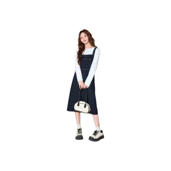Tonlion Sleeveless Dress Women's Dark Denim Blue