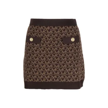 MICHAEL KORS Casual Short Skirts Women's Brown