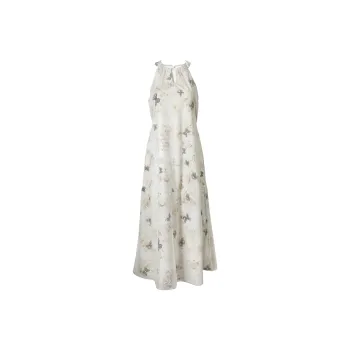Zukizuki Sleeveless Dress Women's Apricot