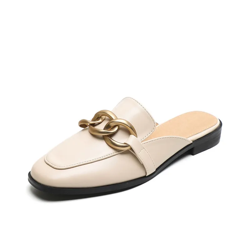 GOSO Rubber Sole Metal Abrasion Resistant Closed Toe Slippers Women's-5