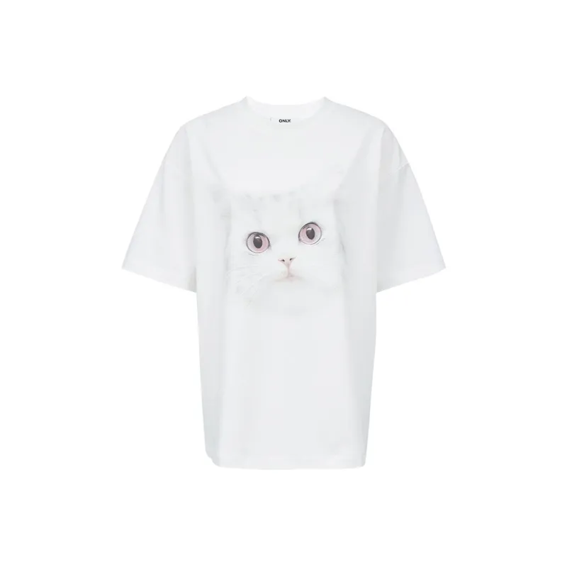ONLY T Shirts Women's S00 White-0