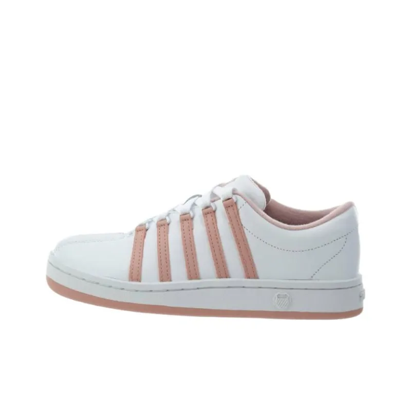 KSWISS Low Top Skateboard Shoes Women's White-0