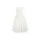 Ivory White Embroidered Transparent Bead