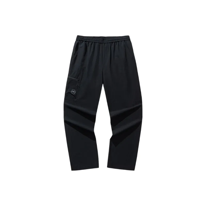 Anta Life Collection Casual Pants Unisex Basic Black-0