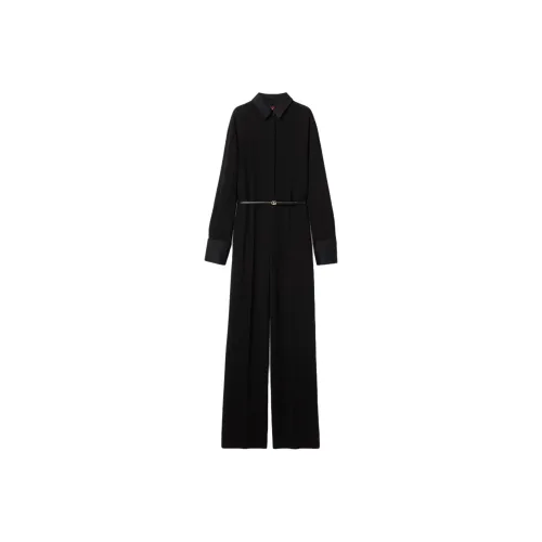GUCCI Drop Shoulder Belted Waist Jumpsuit