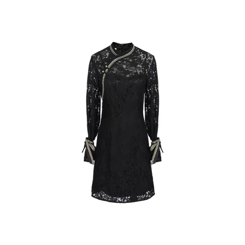 JINYE ORIENTAL Cheongsam Women's Jet Black