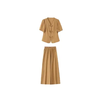 Mapping Casual Suit Women's Khaki