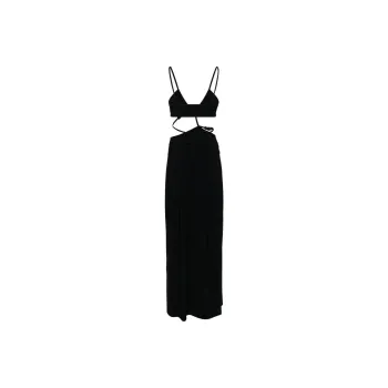 Christopher Esber Cross Bandeau Midi Dress