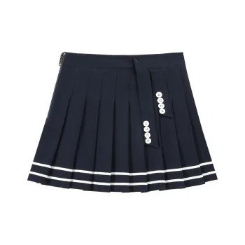 CHUU Casual Short Skirts Women's Navy Blue