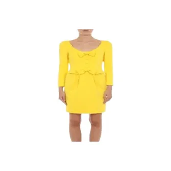 MOSCHINO Long-Sleeved Dresses Women's Yellow