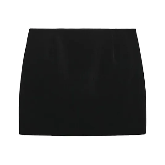 ZARA Casual Short Skirts Women's Black-0