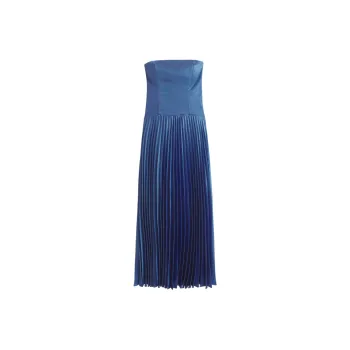 Abercrombie＆Fitch Sleeveless Dress Women's Netherlands Blue
