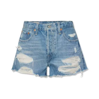 Levis Denim Shorts Women's Blue
