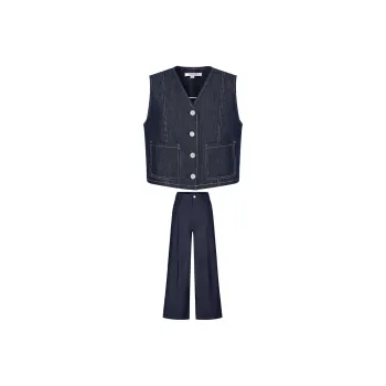 JZ. ANNAKRO Casual Suits Women's Dark Blue