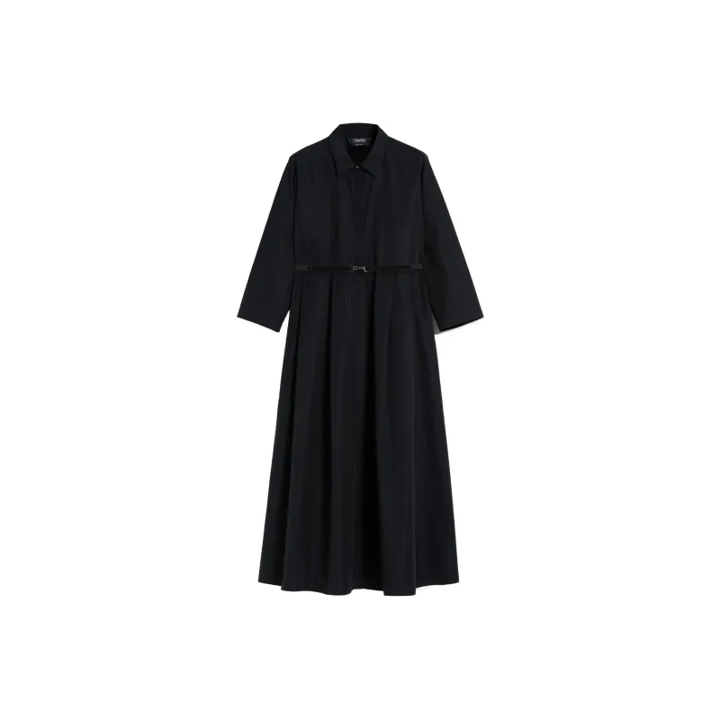 'S MAX MARA Long Sleeved Dress Women's Black-0