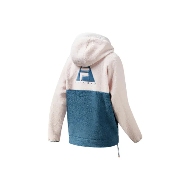 FILA Velvet feel Coat Women's Aniline Powder-1
