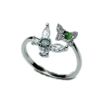 PUPAN Ice Glutinous Jadeite Rings Women's