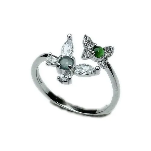 PUPAN Ice Glutinous Jadeite Rings Women's