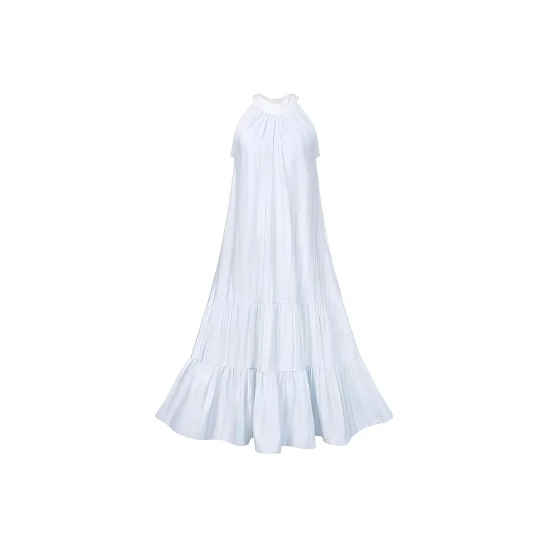 ABCMININ Sleeveless Dress Women's Blue-0