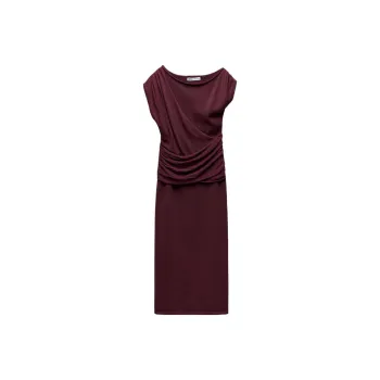 ZARA Sleeveless Dress Women's Bright Red