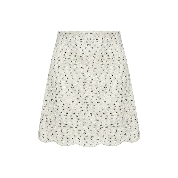 TAMMY TANGS Cropped Skirt White-0