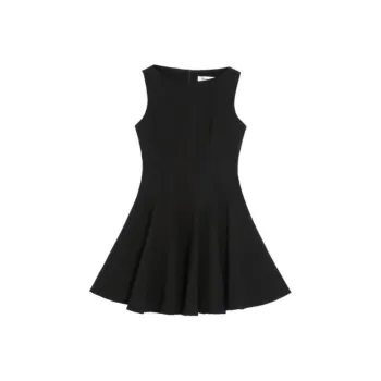 DEAR DEER PUFF Sleeveless Dress Women's Black