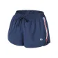Navy Blue with Red Accents