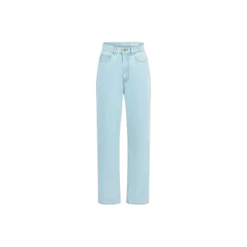 NINA RICCI Logo patch High rise Boyfriend Jeans