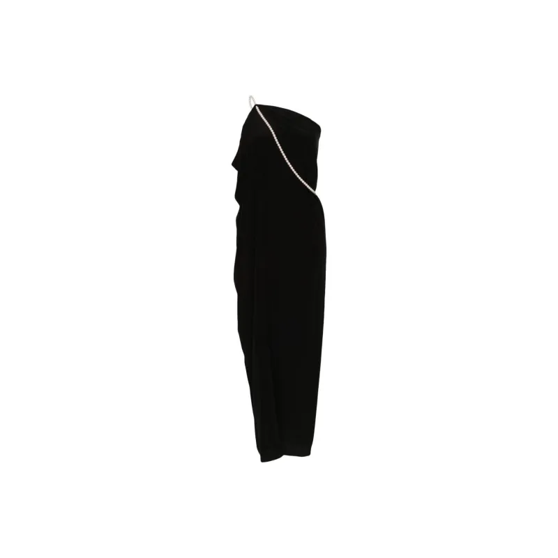 MOSCHINO Faux pearl Chain Maxi Dress-0