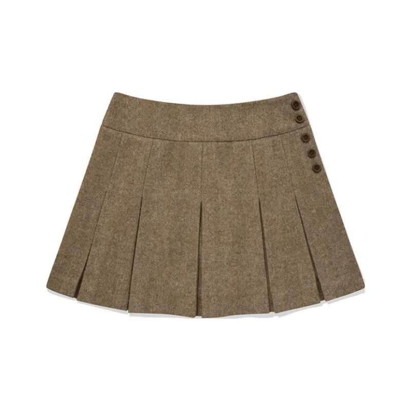 KIRSH Casual Short Skirts Women's Dark Beige-0