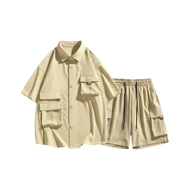 Anyveiw Shirt Matching Set Unisex-14