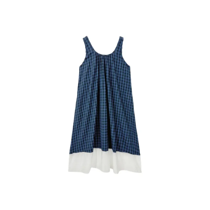 YGPRW Sleeveless Dresses Women's Blue-0