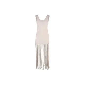 Alanui Fringed Sleeveless Maxi Dress