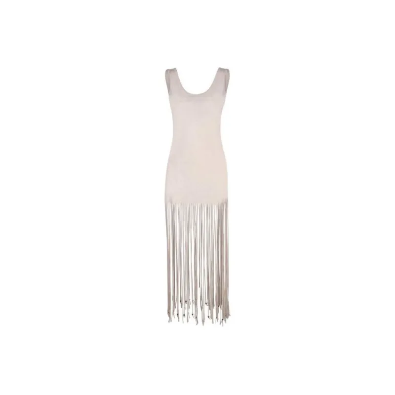 Alanui Monsoon Fringed Maxi Dress-0