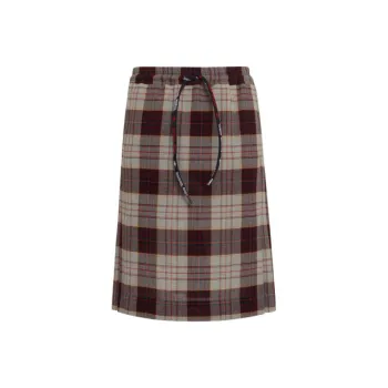 Vivienne Westwood Checked Drawstring Skirt