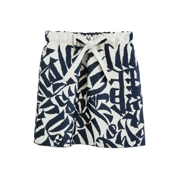 MS MIN Casual Short Skirts Women's Jacquard