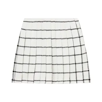 Self portrait Check pattern Mini Skirt