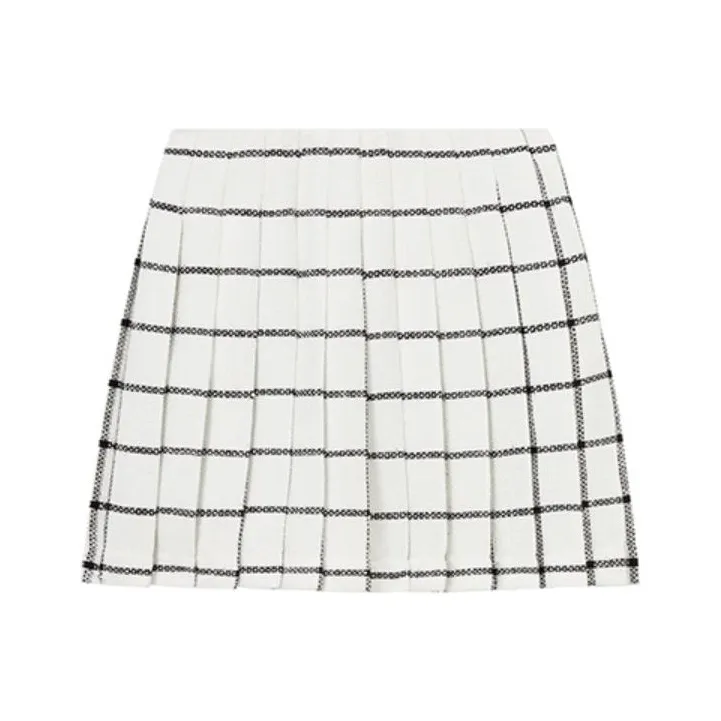 Self portrait Check pattern Mini Skirt-0
