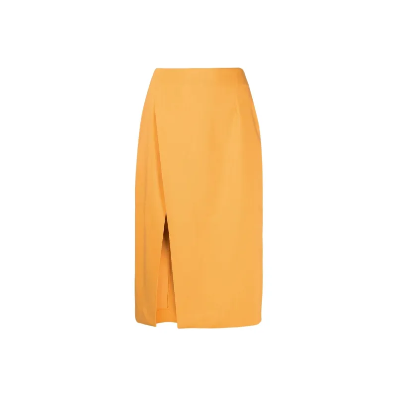 Maje Casual Long Skirts Women's Orange-0