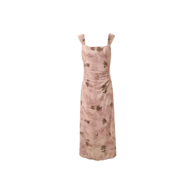 3COLOUR Slip Dress Women's Cinnamon Powders Floral-0