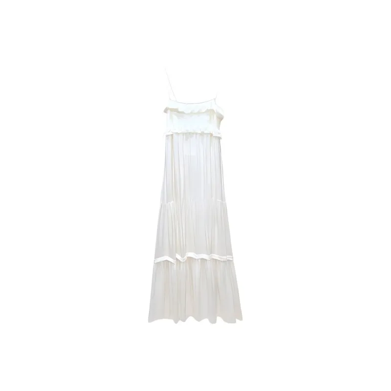 PAZZO Slip Dress Women's Floating Light Apricot-0
