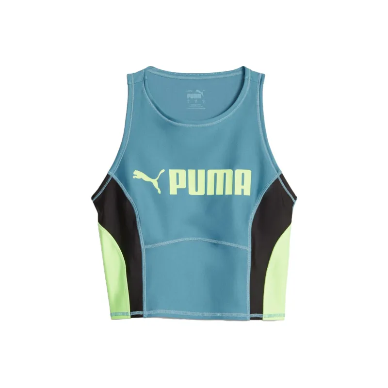 PUMA FIT Eversculpt Women's Training Tank Top Sport Vests Women's Blue-0