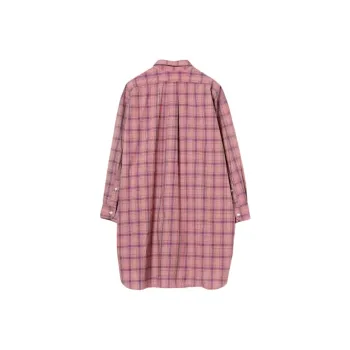Beams x INDIVIDUALIZED SHIRTS SS24 Long-Sleeved Dresses Women's Red