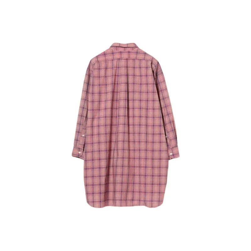 Beams x INDIVIDUALIZED SHIRTS SS24 Long-Sleeved Dresses Women's Red-0
