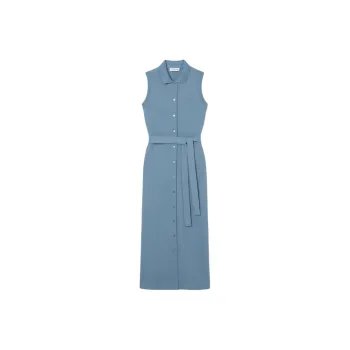 LACOSTE Long Stretch Mini Piqué Polo Dress