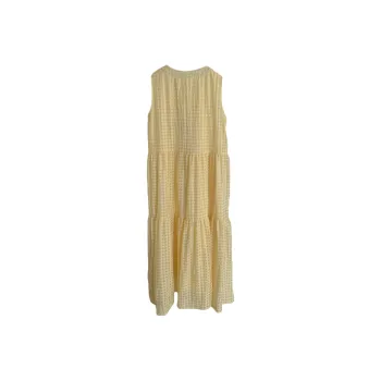 QYPRF Sleeveless Dress Women's Yellow