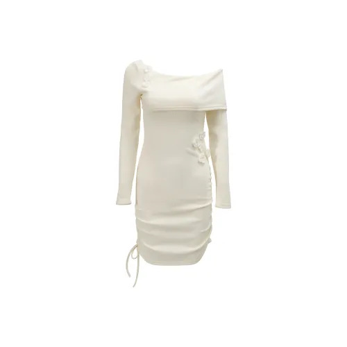 Nooidea Official Slip Dresses Women's Cream Apricot